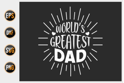 World&#039;s greatest dad