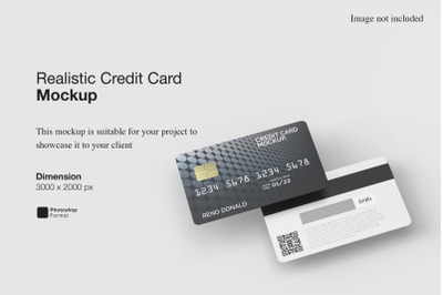 Realistic Credit Card Mockup