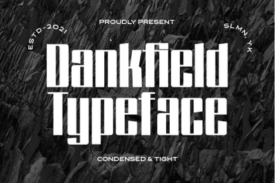 Dankfield - Modern Condensed Font