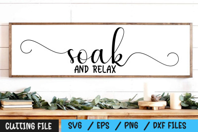 Soak and Relax svg