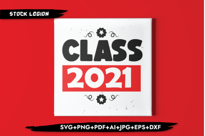 Class 2021 Red SVG
