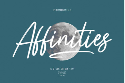 Affinities Brush Script Font