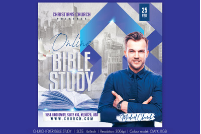 Church Flyer Bible Study