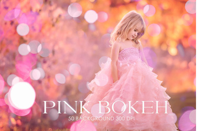 Pink overlays bokeh