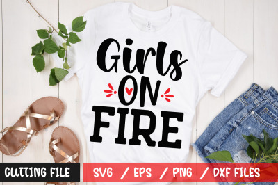 Girls On Fire svg