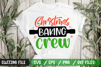 Christmas Baking Crew svg