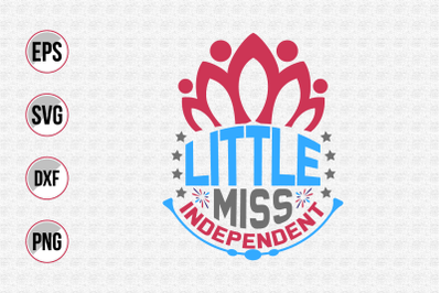 Little miss independent svg.