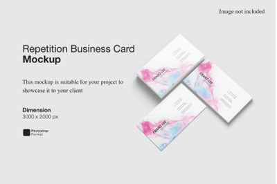 Repetition Business Card Mockup