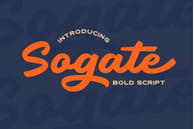 Sogate - Bold Script