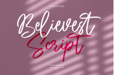 Believest Script Font