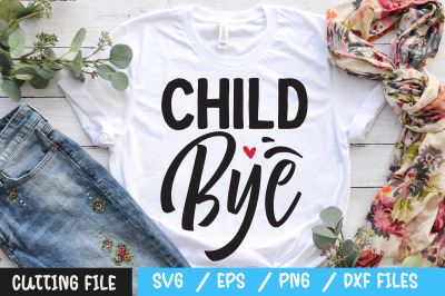 child bye svg