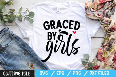 graced by girls svg