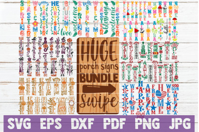 HUGE All Seasons Porch Signs Bundle | SVG Cut Files