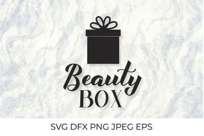 Beauty Box calligraphy hand lettering