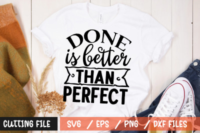 Done is better than perfect svg