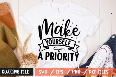 Make yourself a priority svg