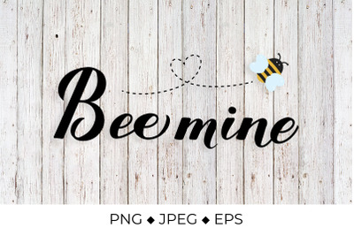 Bee Mine calligraphy hand lettering