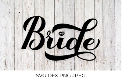 Bride calligraphy hand lettering