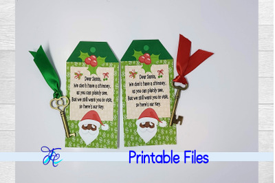 Santa&#039;s Magic Key AA Printable #2