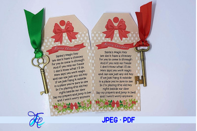 Santa&#039;s Magic Key Printable #5