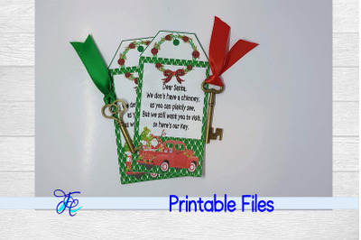 Santa&#039;s Magic Key Printable #15