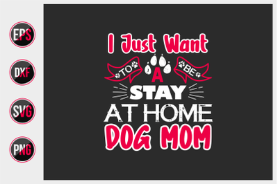 dog quotes design vector graphic.