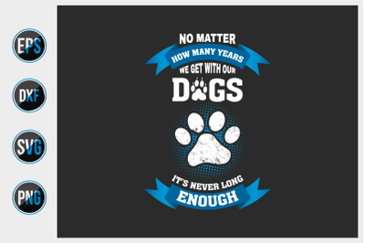 dog quotes design vector graphic.