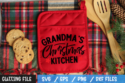 Grandmas Christmas Kitchen svg