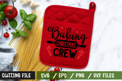 Baking Christmas Crew svg