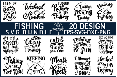 Fishing svg bundle 2