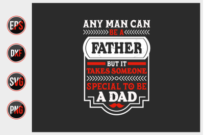 fathers day saying design vector