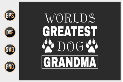 worlds greatest dog grandma