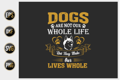 dog quotes design vector graphic.