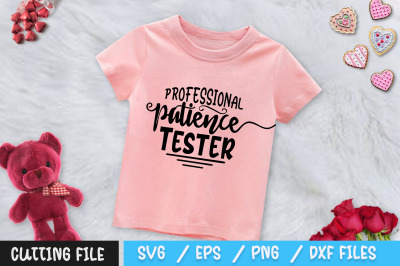 Professional Patience Tester svg