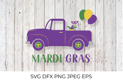 Mardi Gras truck