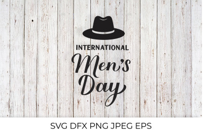 International Mens Day calligraphy hand lettering