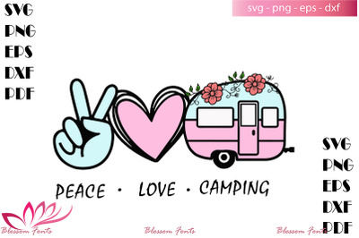 Peace love camping svg, camp life svg, camper svg, camp shirt