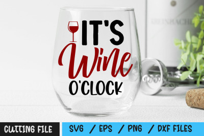 Its  Wine OClock svg