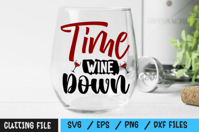 Time wine down svg