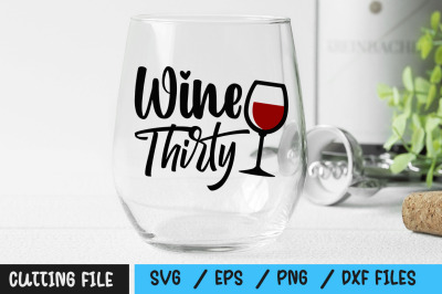 Wine Thirty svg