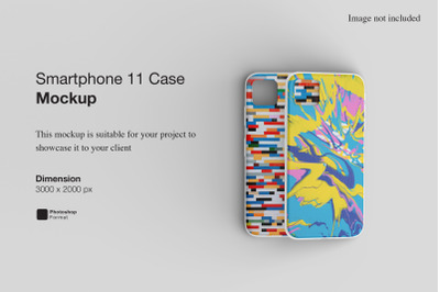 Smartphone 11 Case Mockup