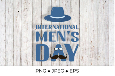 International Mens Day lettering