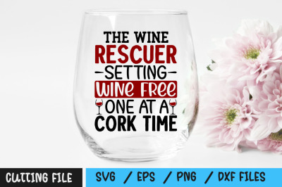 The wine rescuer setting wine free one at a cork time svg