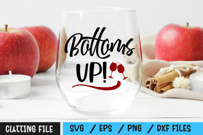 bottoms up svg