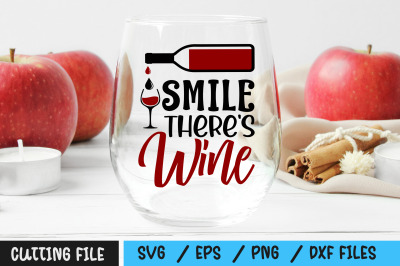 smile theres wine svg