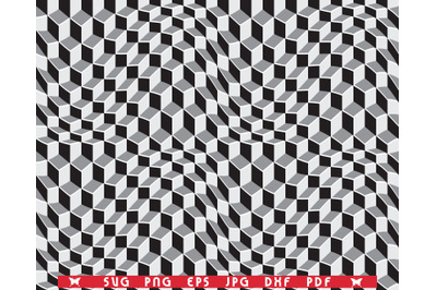 SSVG Gray Polygons, Seamless Pattern digital clipart