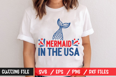 Mermaid in the usa svg