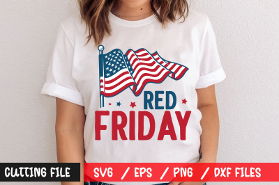 Red friday svg