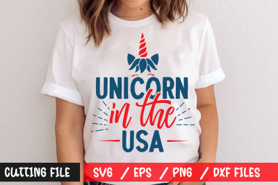 Unicorn in the usa svg