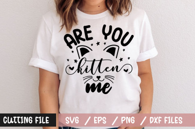 Are you kitten me svg